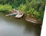 Boats on the river at Camamu